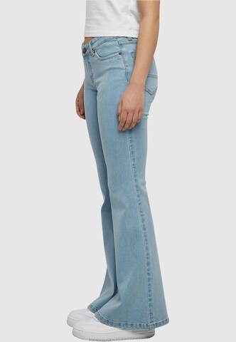 Urban Classics Flared Jeans in Blauw