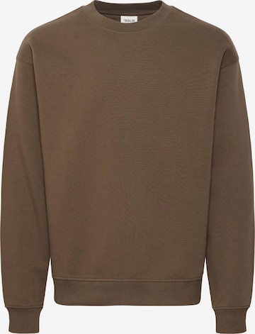 !Solid Sweatshirt 'Lenz' in Braun: Vorderseite