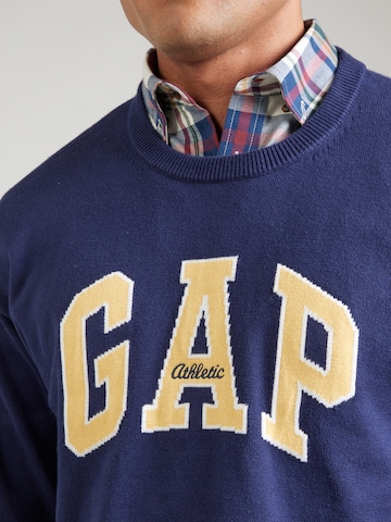 GAP Sweatshirt 'ATHLETIC' i blå