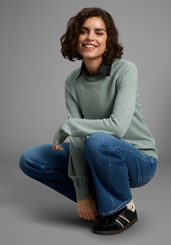 LAURA SCOTT Pullover in Grün
