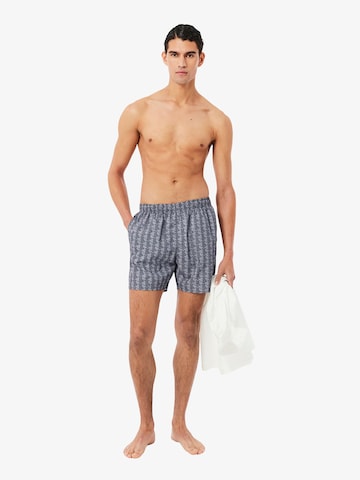LACOSTE - Calções de banho em cinzento