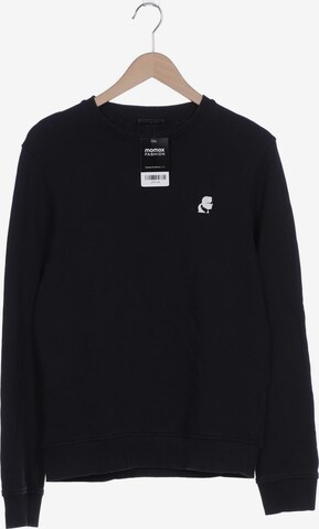 Karl Lagerfeld Sweatshirt & Zip-Up Hoodie in M in Blue: front