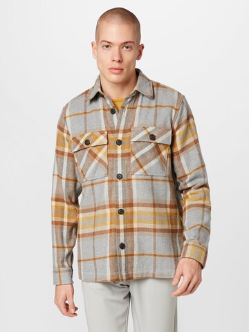 JOOP! Regular fit Button Up Shirt in Yellow: front