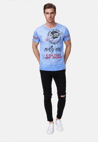 Rusty Neal T-Shirt in Blau