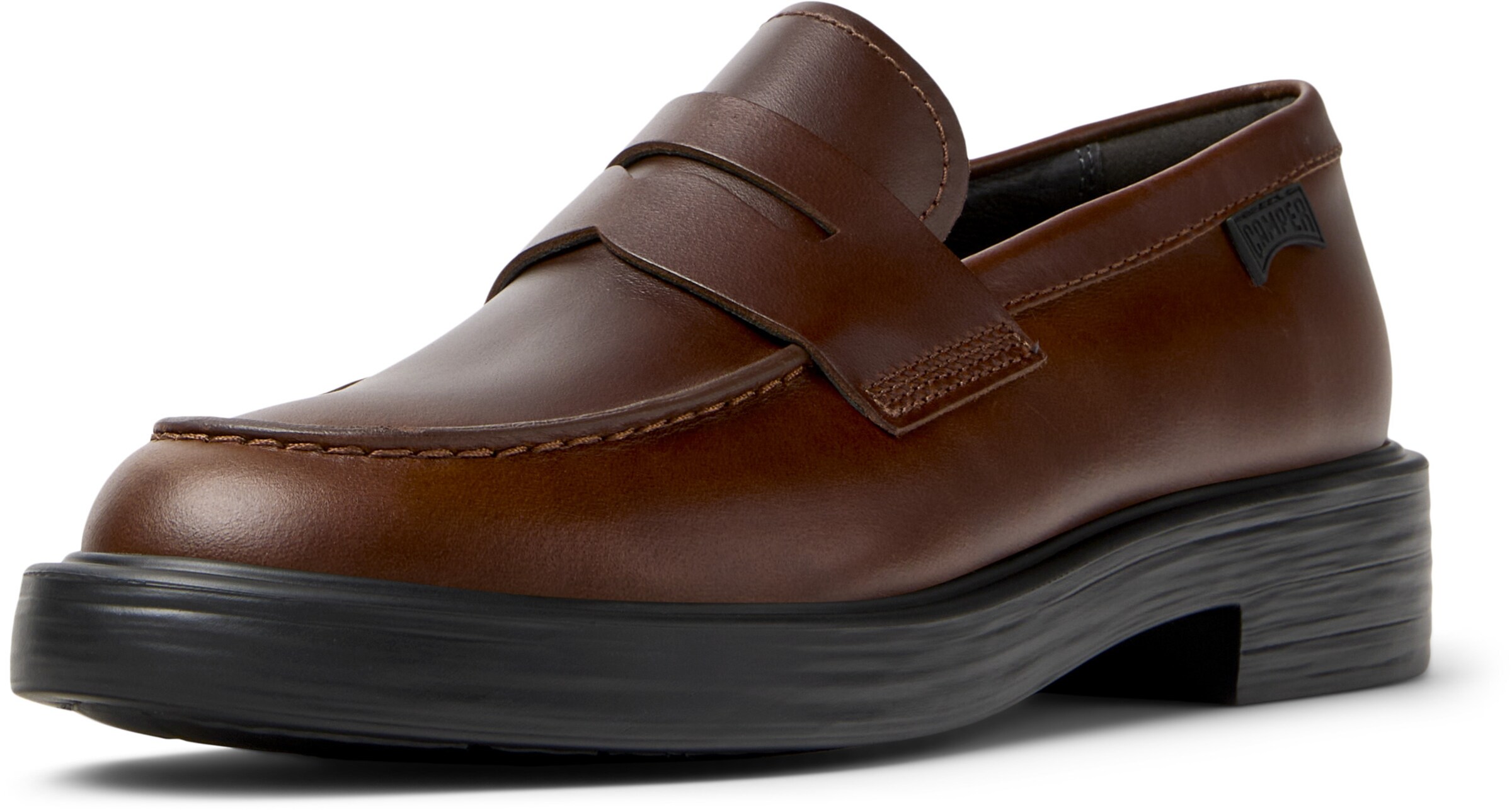 CAMPER Instappers 'Dean' in Bruin: voorkant