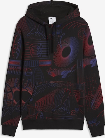 PUMA Sports sweatshirt in Black: front