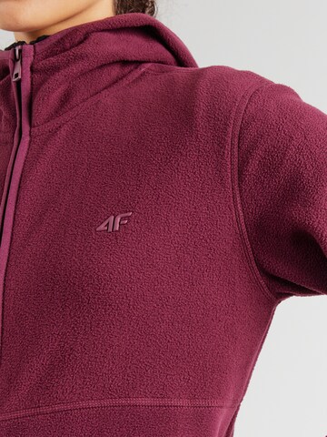 Veste en polaire fonctionnelle 4F en rouge