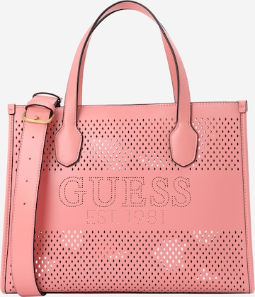 GUESS Ročna torbica 'Katey' | roza barva