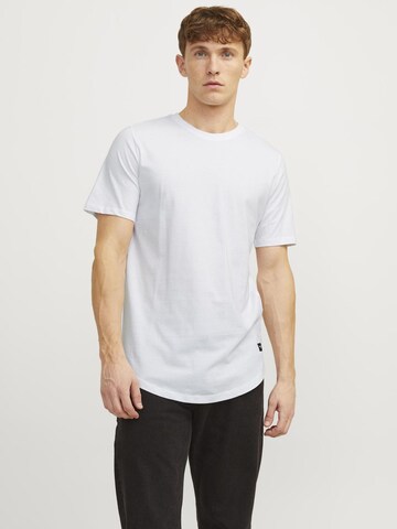Coupe regular T-Shirt 'JJENoa' JACK & JONES en blanc : devant