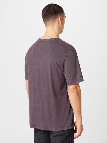 purpurinė Superdry Kliošinis Marškinėliai 'Flyer'
