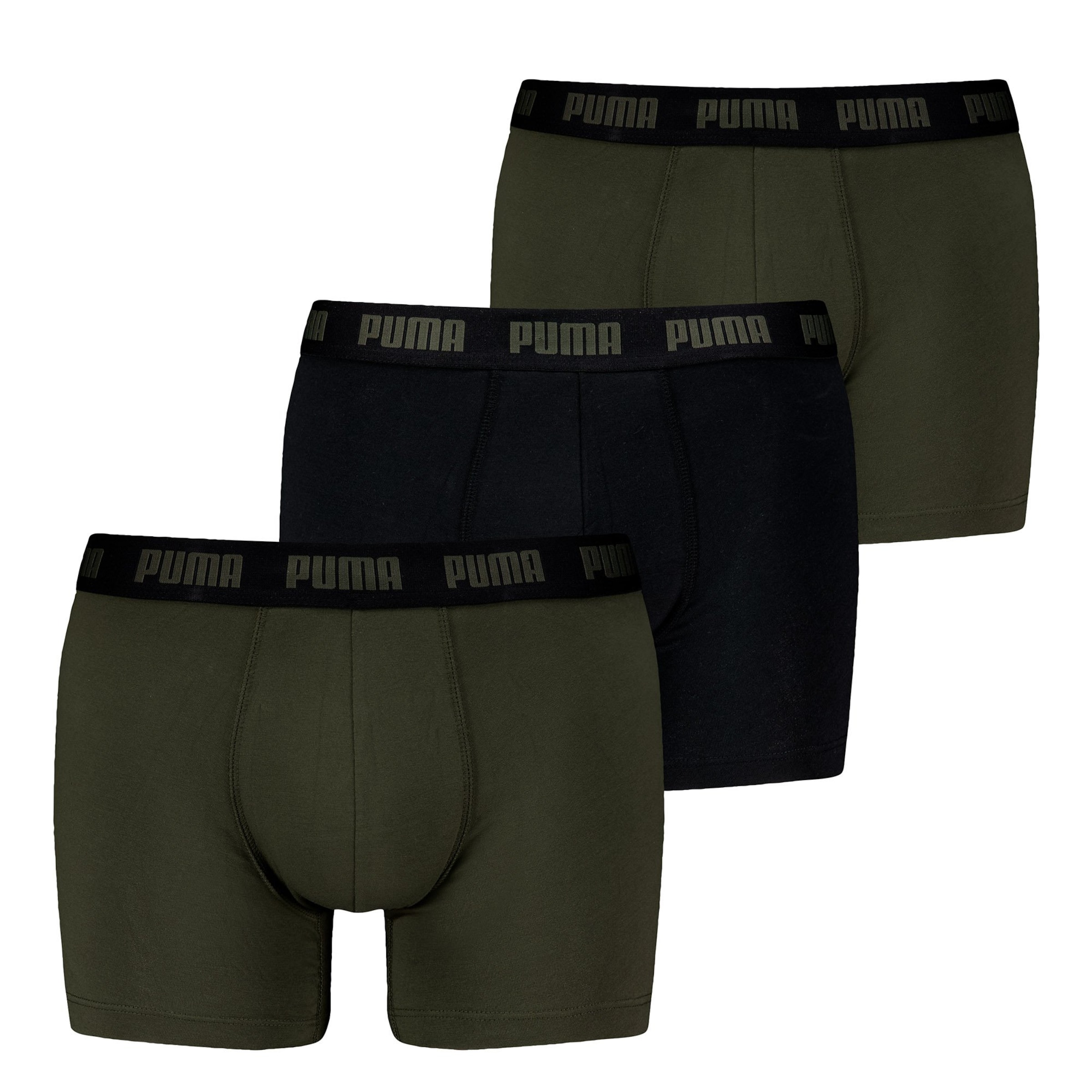 Boxers PUMA en vert : devant