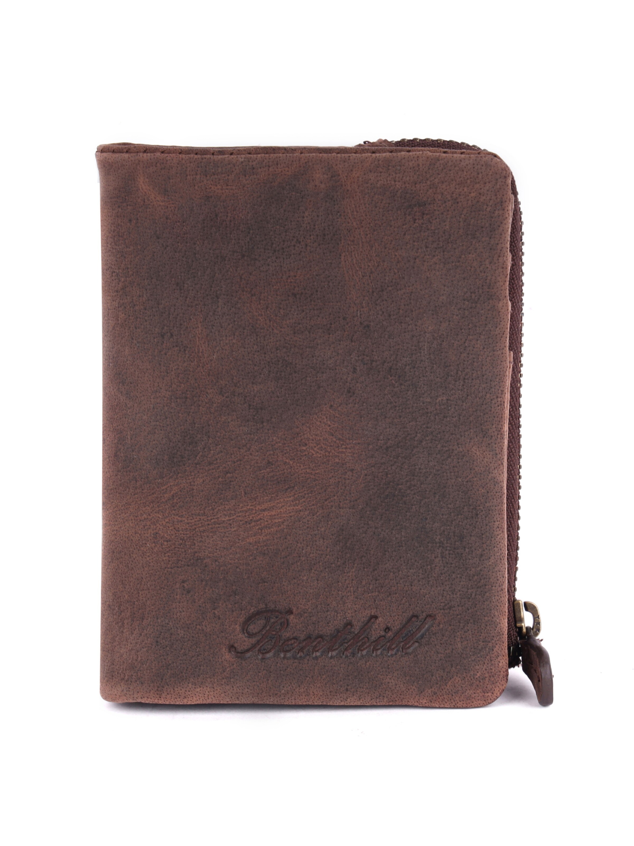 Benthill Wallet in Brown: front
