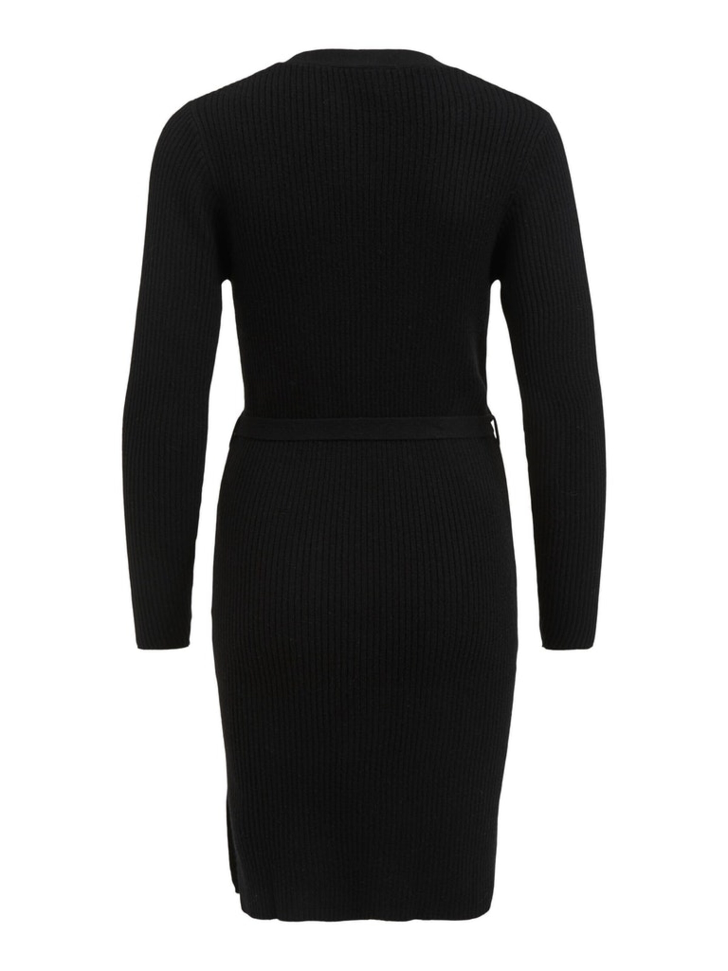 VILA Πλεκτό φόρεμα 'VIRil' σε μαύρο