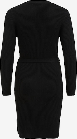 VILA Knitted dress 'Ril' in Black