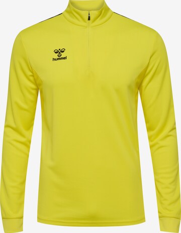 Sweat de sport 'AUTHENTIC' Hummel en jaune : devant