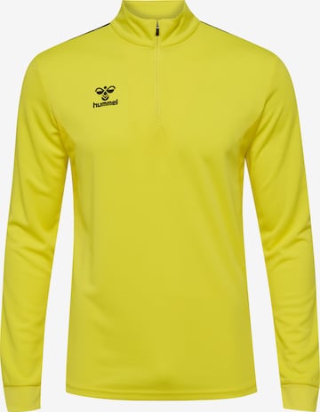 Hummel Athletic Sweatshirt 'AUTHENTIC' in Yellow: front