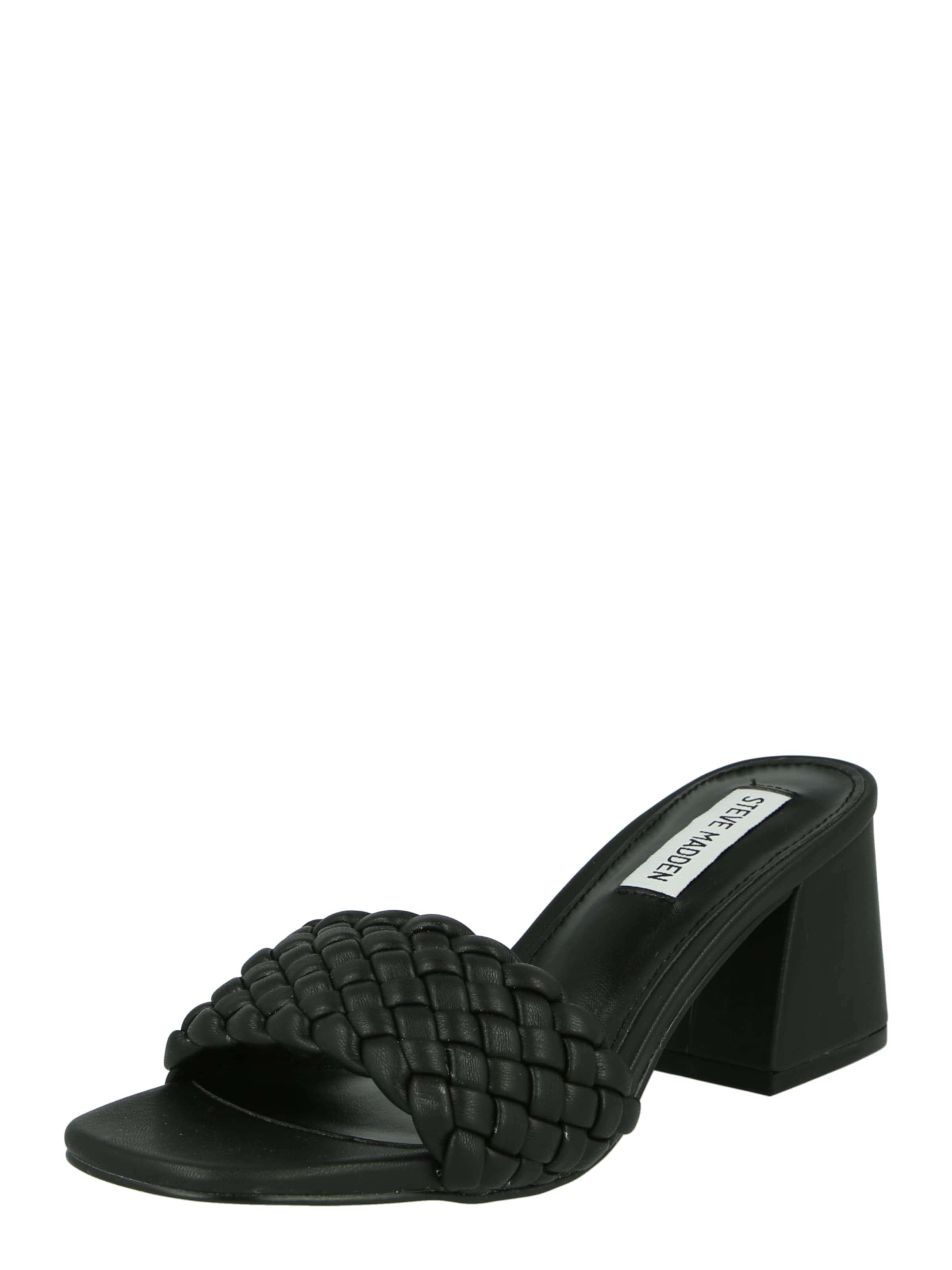 STEVE MADDEN Mule in Black: front