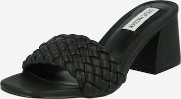 STEVE MADDEN Mules in Black: front