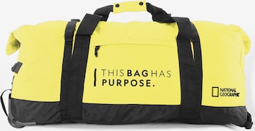 National Geographic Travel Bag 'Pathway' in Yellow: front