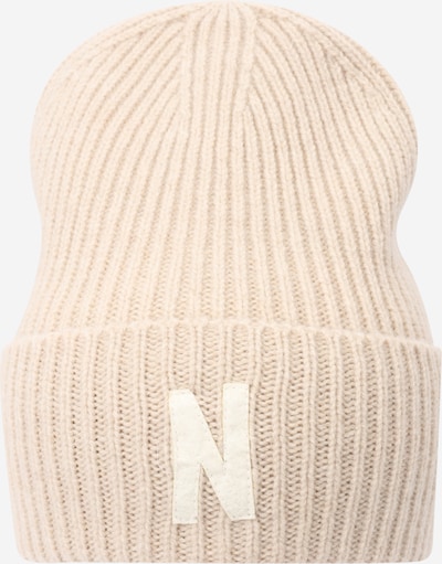 Megzta kepurė iš NORSE PROJECTS, spalva – smėlio spalva, Prekių apžvalga
