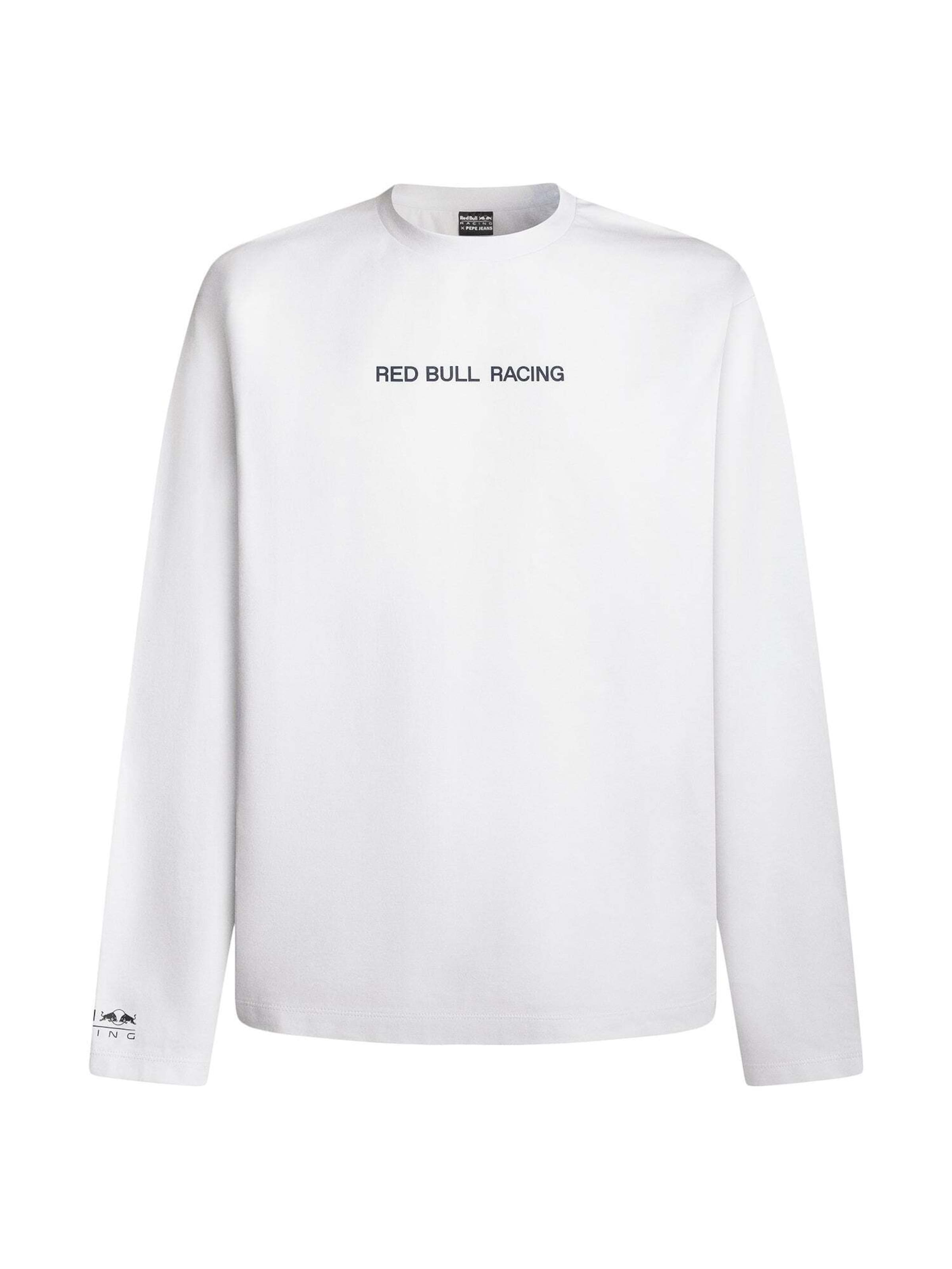 Red Bull Racing x Pepe Jeans Shirt in Wit: voorkant