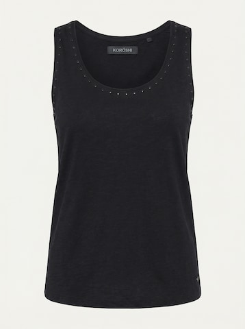 KOROSHI Top w kolorze czarny