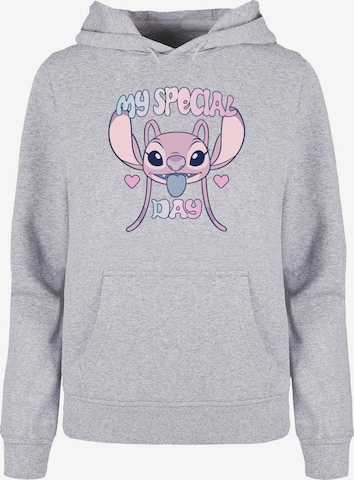 Sweat-shirt 'Lilo and Stitch - Special Day' ABSOLUTE CULT en gris : devant