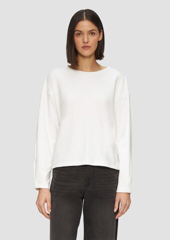 s.Oliver Sweatshirt in Beige: Vorderseite