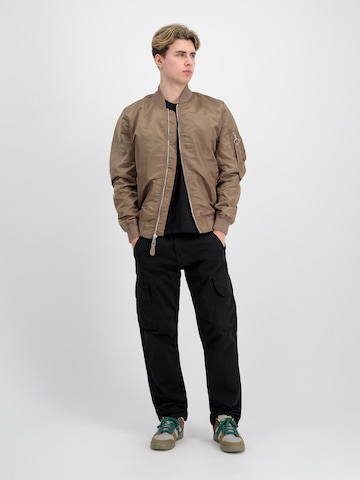 ALPHA INDUSTRIES Prehodna jakna | rjava barva