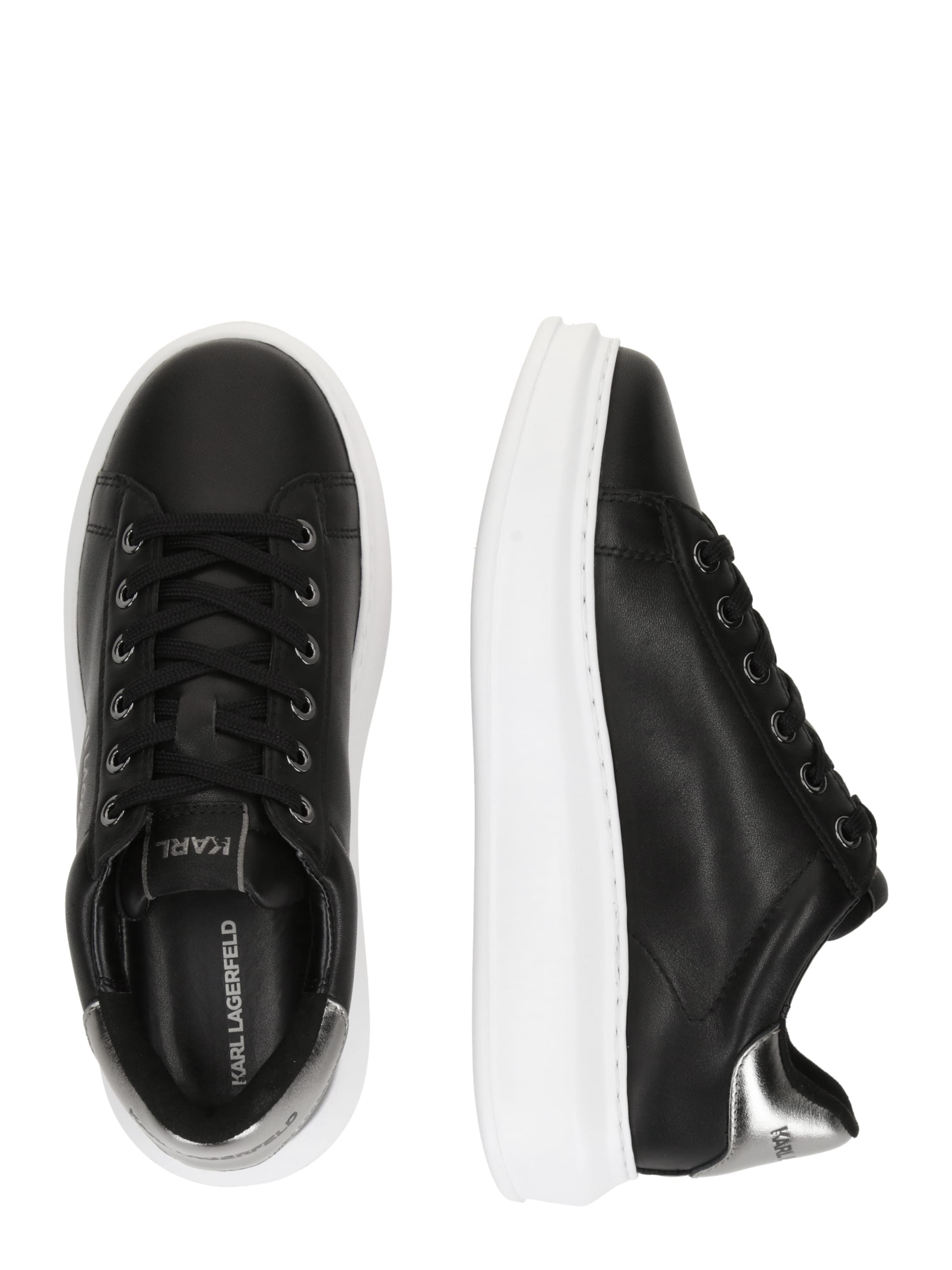 Karl Lagerfeld Σνίκερ χαμηλό σε μαύρο