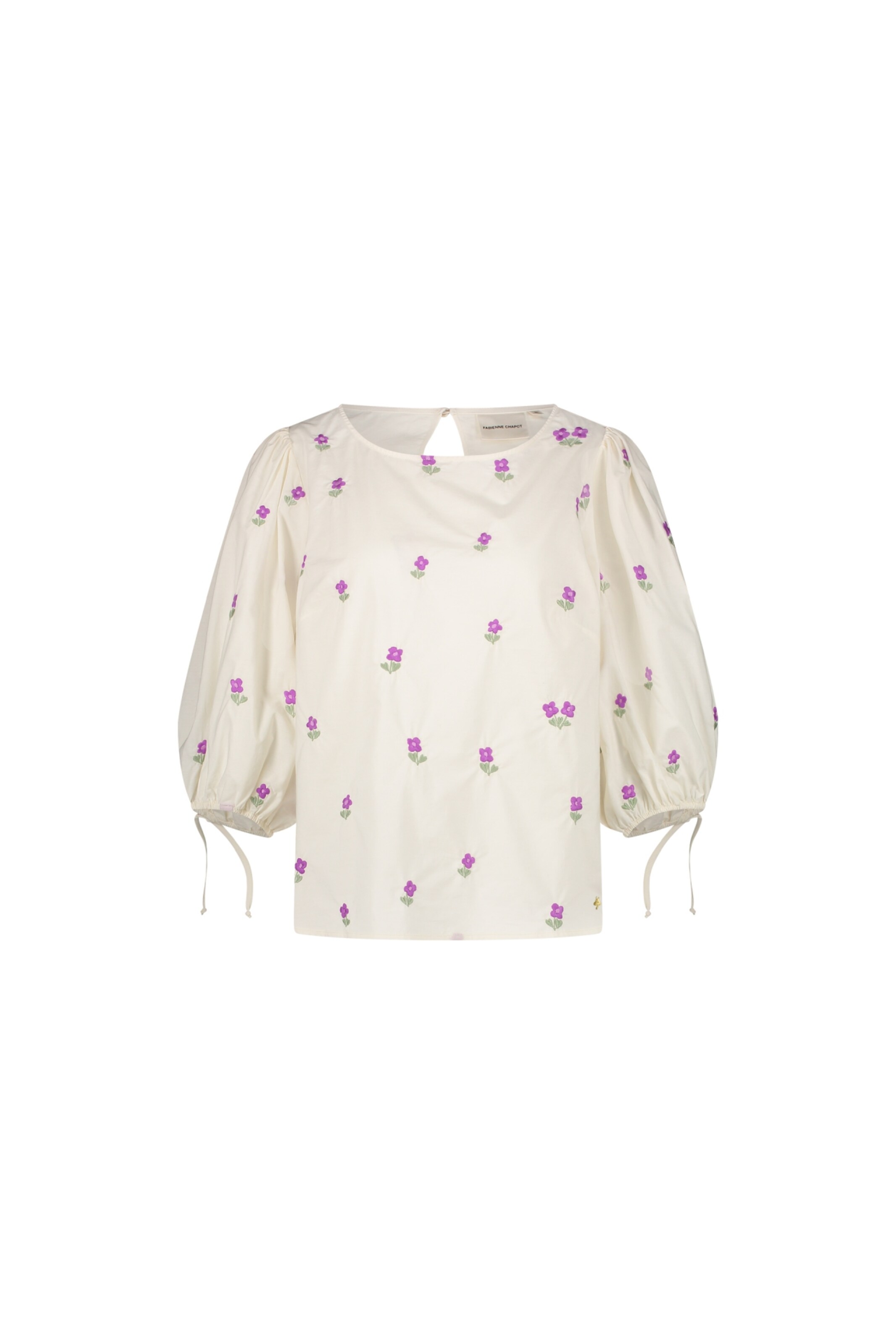 Fabienne Chapot Blouse in Beige: voorkant