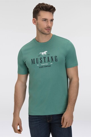 MUSTANG Shirt in Green: front