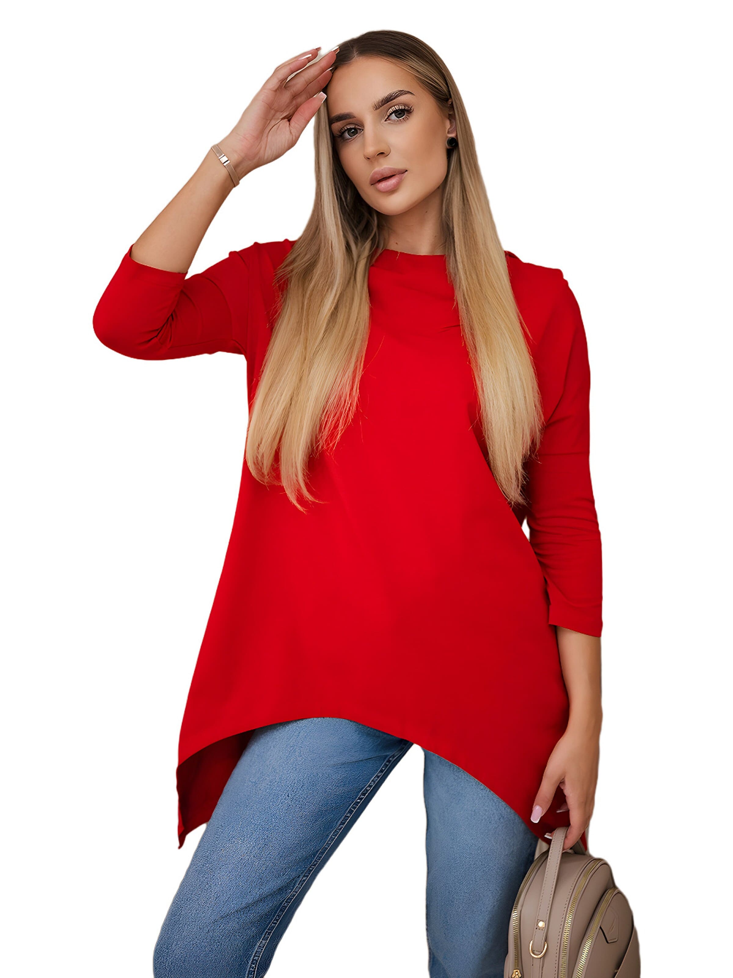 Lumera Bluzka sportowa w kolorze czerwony: przód