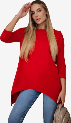 Lumera Bluzka sportowa w kolorze czerwony: przód