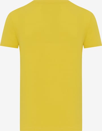 DENIM CULTURE Tričko 'Barris' – žlutá
