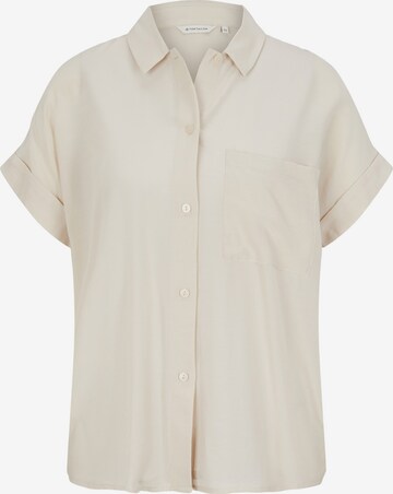 TOM TAILOR Bluse in Beige: predná strana