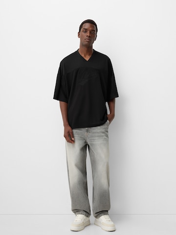 Bershka T-Shirt in Schwarz