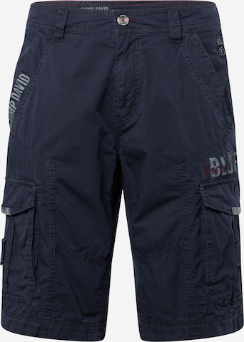 CAMP DAVID Cargo trousers in Blue: front