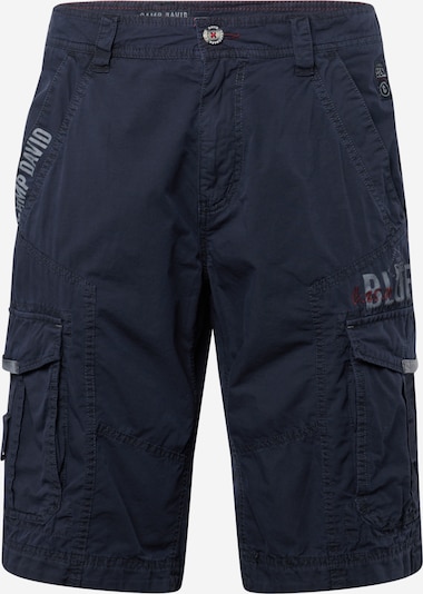 CAMP DAVID Shorts in dunkelrot / offwhite, Produktansicht