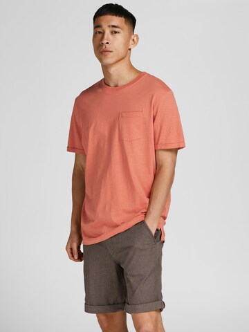 JACK & JONES Shirt 'TROPIC' in Orange: predná strana