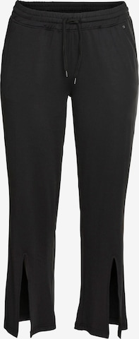 SHEEGO Loose fit Workout Pants in Black: front