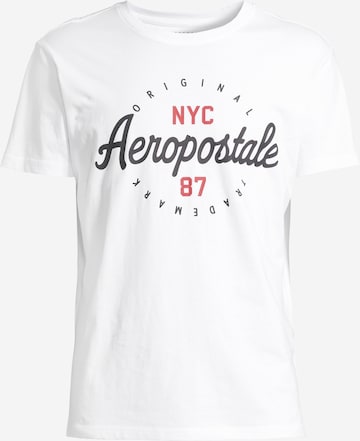 AÉROPOSTALE Shirt in White: front