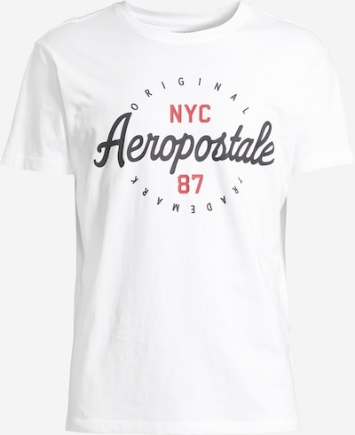 AÉROPOSTALE T-Shirt en rouge / noir / blanc, Vue avec produit