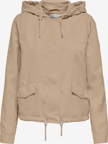 Veste mi-saison 'Skylar' ONLY en marron : devant