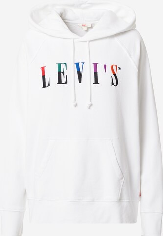 LEVI'S ® Sweatshirt 'Graphic Sport' in White: front