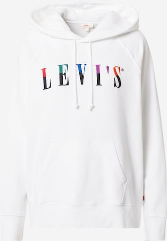 LEVI'S ® Sweatshirt 'Graphic Sport' in White: front