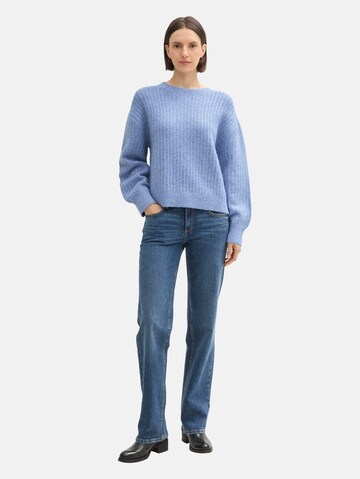 TOM TAILOR Strickpullover in Blau