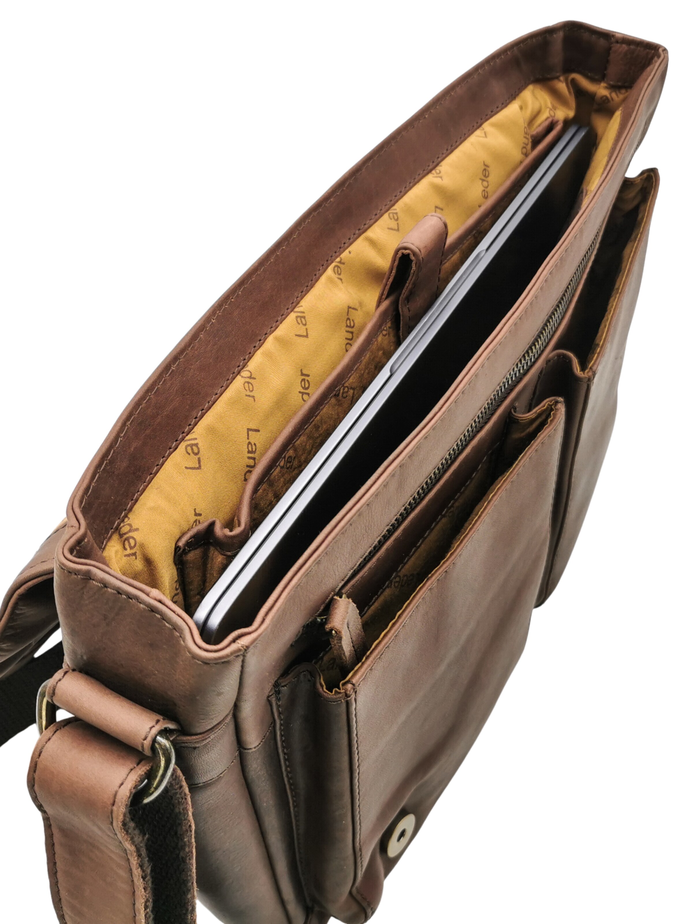 LANDLEDER Laptoptasche‌‌‌‌‌ in Braun