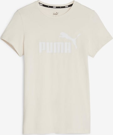 PUMA Performance Shirt 'Essential' in Ecru | ABOUT YOU