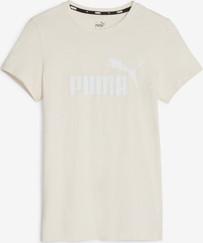 Sportiniai marškinėliai 'Essential' iš PUMA, spalva – nebalintos drobės spalva / balta, Prekių apžvalga